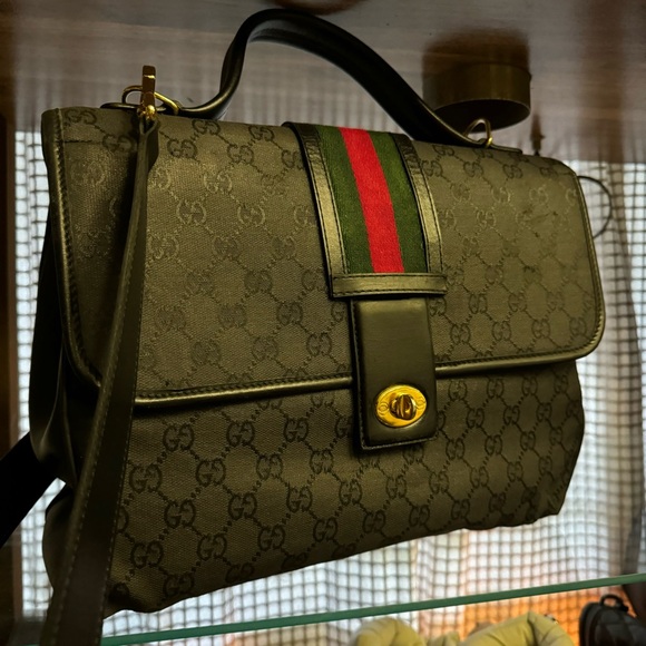 Vintage Gucci Two Way Bag - Picture 9 of 10